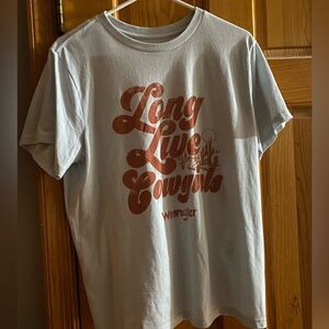 Large retro wrangler t shirt